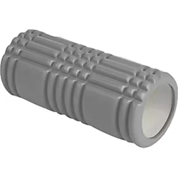 T119 Yüksek Yoğunlukta Orta Sert Deluxe Foam Roller Masaj Köpüğü Pilates Masaj Rulosu Yoga Roller Gri