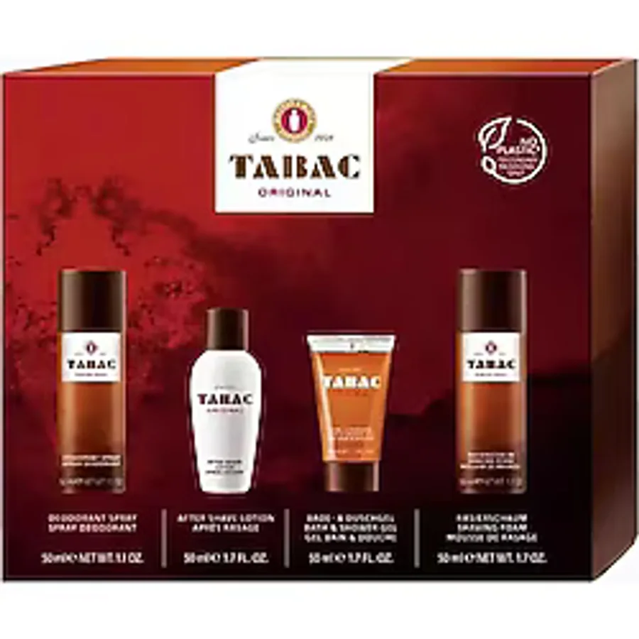 Tabac Original Deodorant Spray 50 ml+After Shave Lotion 50 ml+Bath&Shower Gel 50 ml+Shaving Foam 50 ml Erkek Bakım Seti