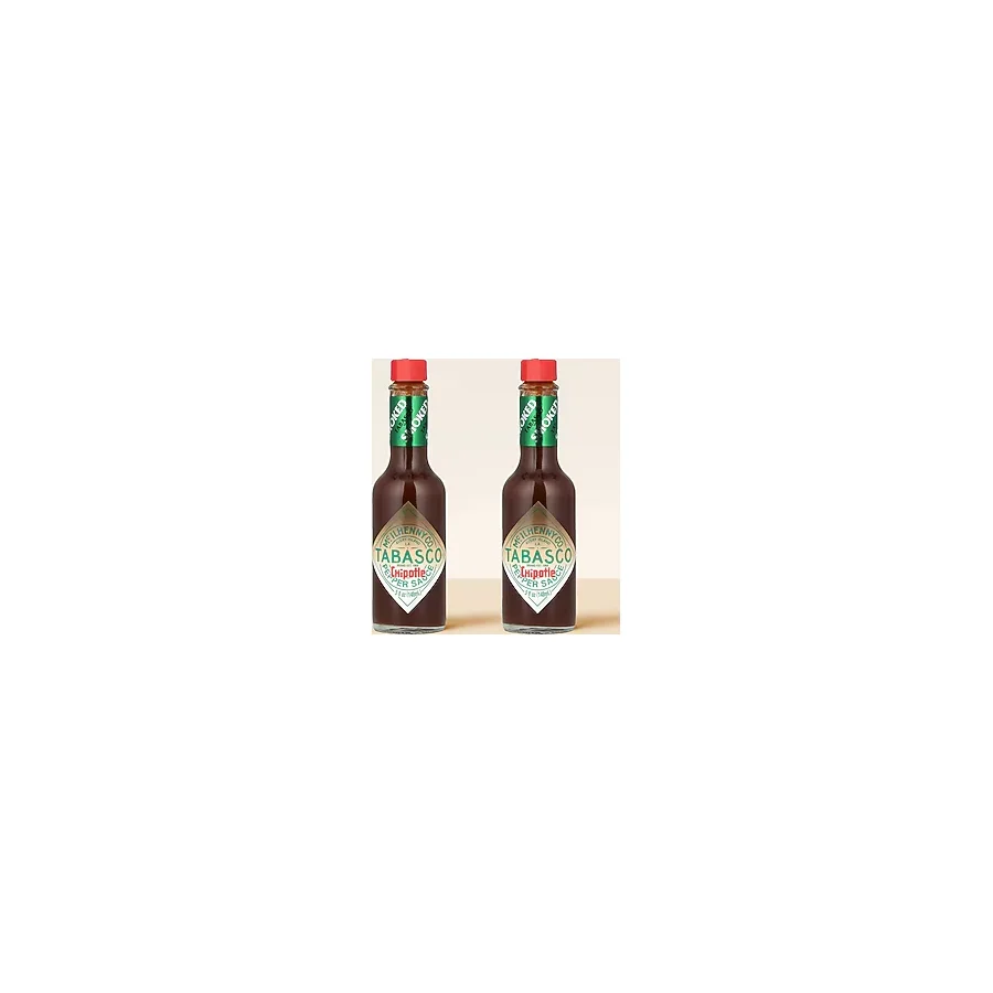 Tabasco Chipotle Acı Biber Sosu 60 ml 2 Adet - Dumanlı Acı Sos Et, Hamburger, Izgara ve Tacos