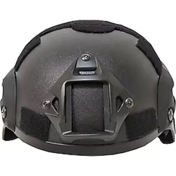 Tactical Airsoft Kask Kompozit Başlık Koruyucu Miğfer Siyah-3823 Siyah