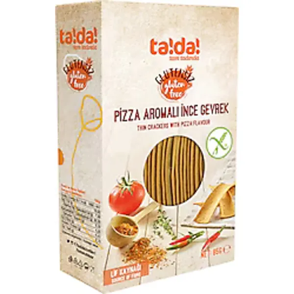Tada Glutensiz Pizza Aromalı 85 gr İnce Gevrek