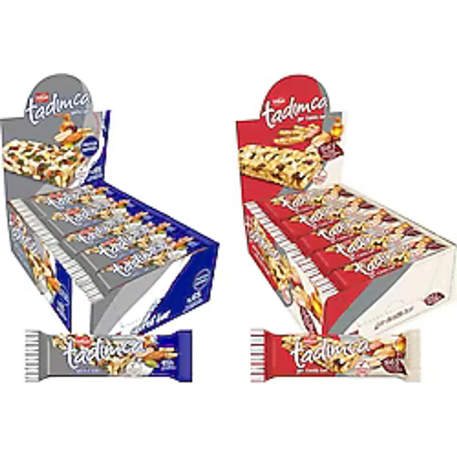 Tadım Sportif Bar 30 Gr 20 Li + Yer Fıstıklı Bar 30 Gr 20 Li Karma Paket