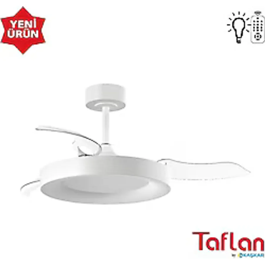 Taflan AYD-20 Aydınlatmalı Uzaktan Kumandalı Tavan Vantilatörü