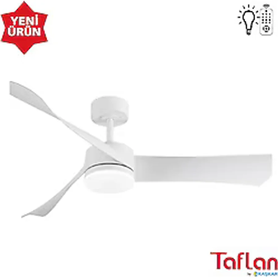 Taflan Kaşkar D52086 Uzaktan Kumandalı Aydınlatmalı Tavan Vantilatörü