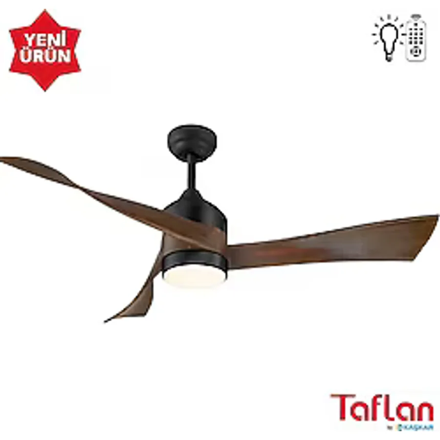 Taflan Kaşkar D52091 Uzaktan Kumandalı Aydınlatmalı Tavan Vantilatörü