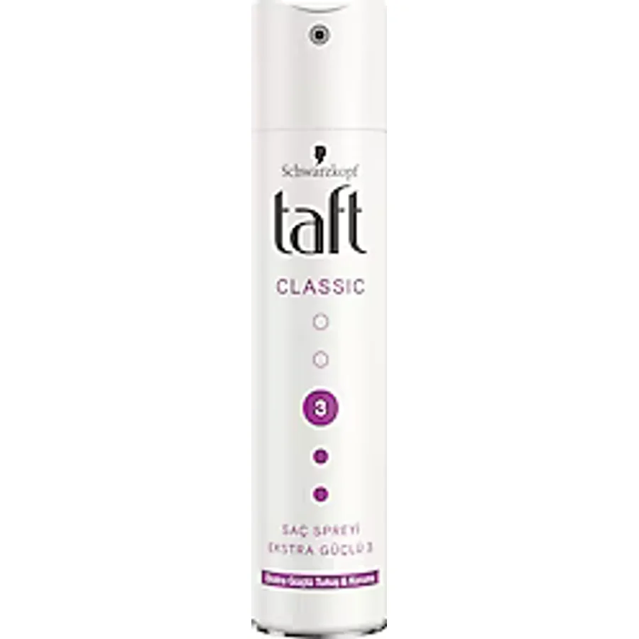 Taft Classic Ekstra Güçlü 250 ml Saç Spreyi