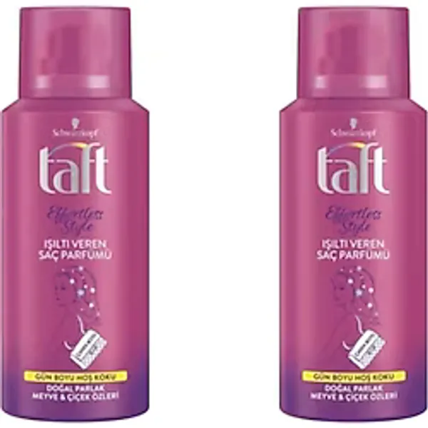 Taft Effortless Style Işıltı Veren 100 ml 2 Adet Saç Parfümü