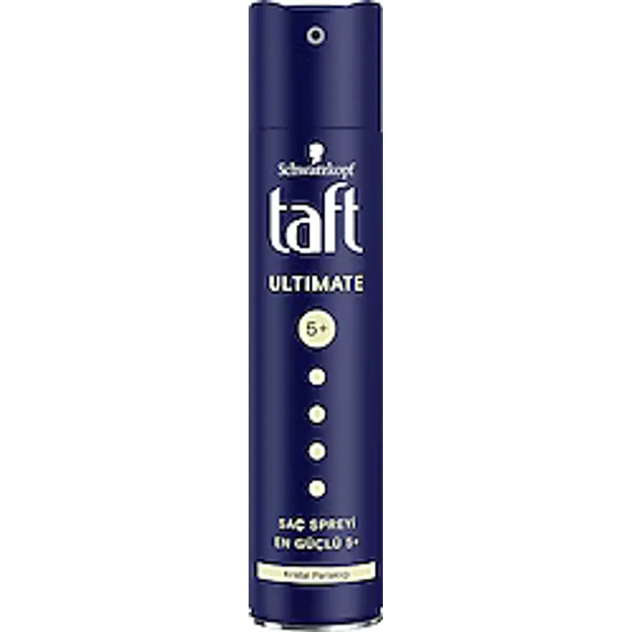 Taft Ultimate En Güçlü 5+ 250 ml Saç Spreyi