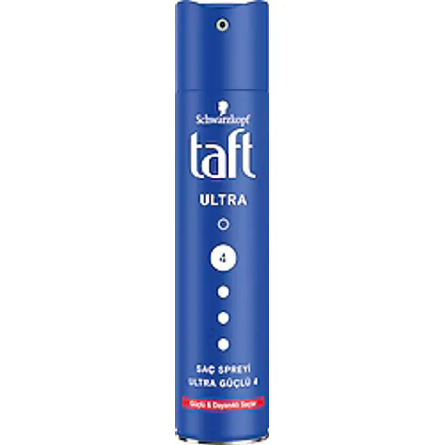 Taft Ultra Güçlü No:4 250 ml Saç Spreyi