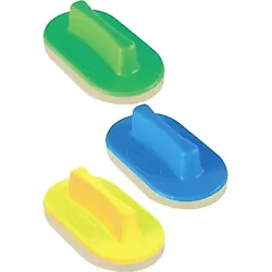 Tahta Silgisi Plastik Sapli 3 Adet Beyaz Yazi Tahta Silgisi Okul Sinif Buro