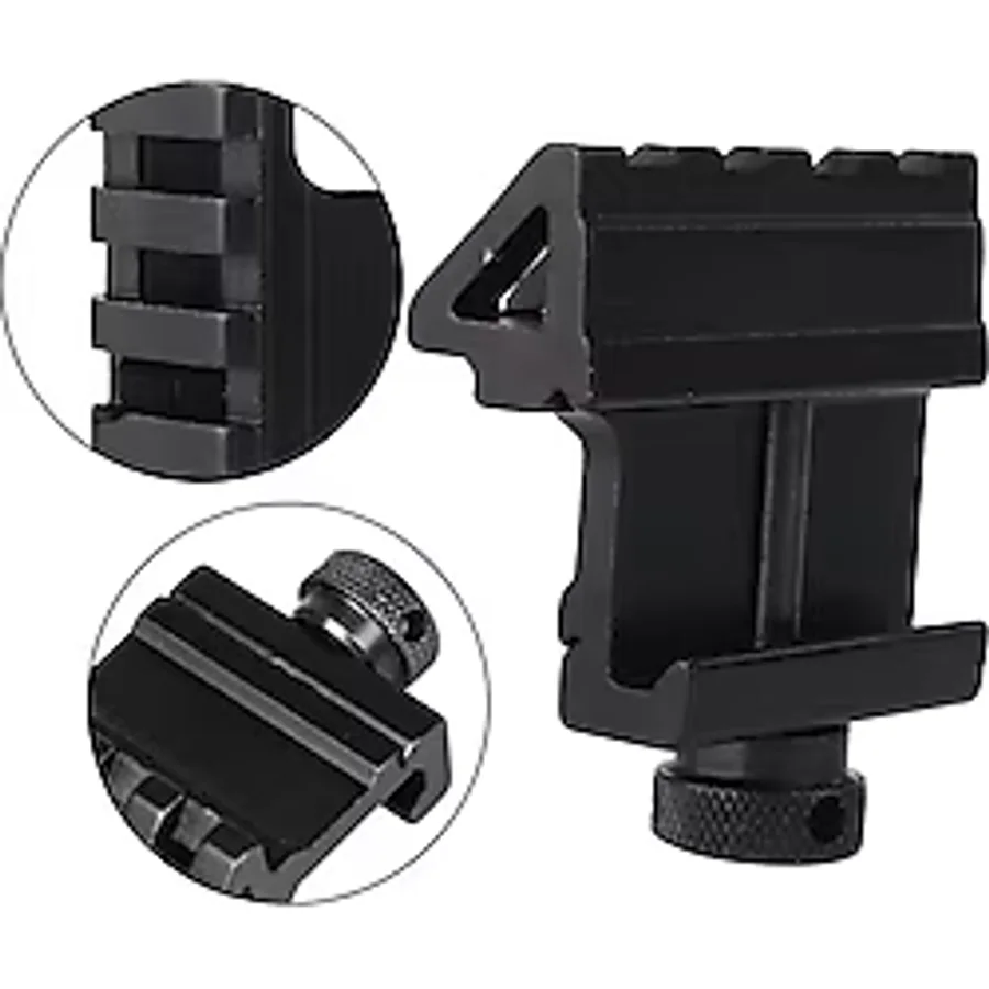 Taktik 45 Derece Açı Ofset Yan Adaptörü Rts 20mm Picatinny Ray Çok Renkli