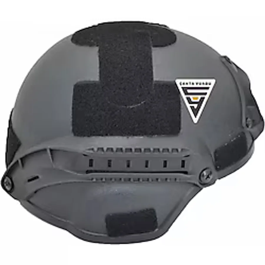 Taktikal Airsoft Paintball Plastik Kask Siyah