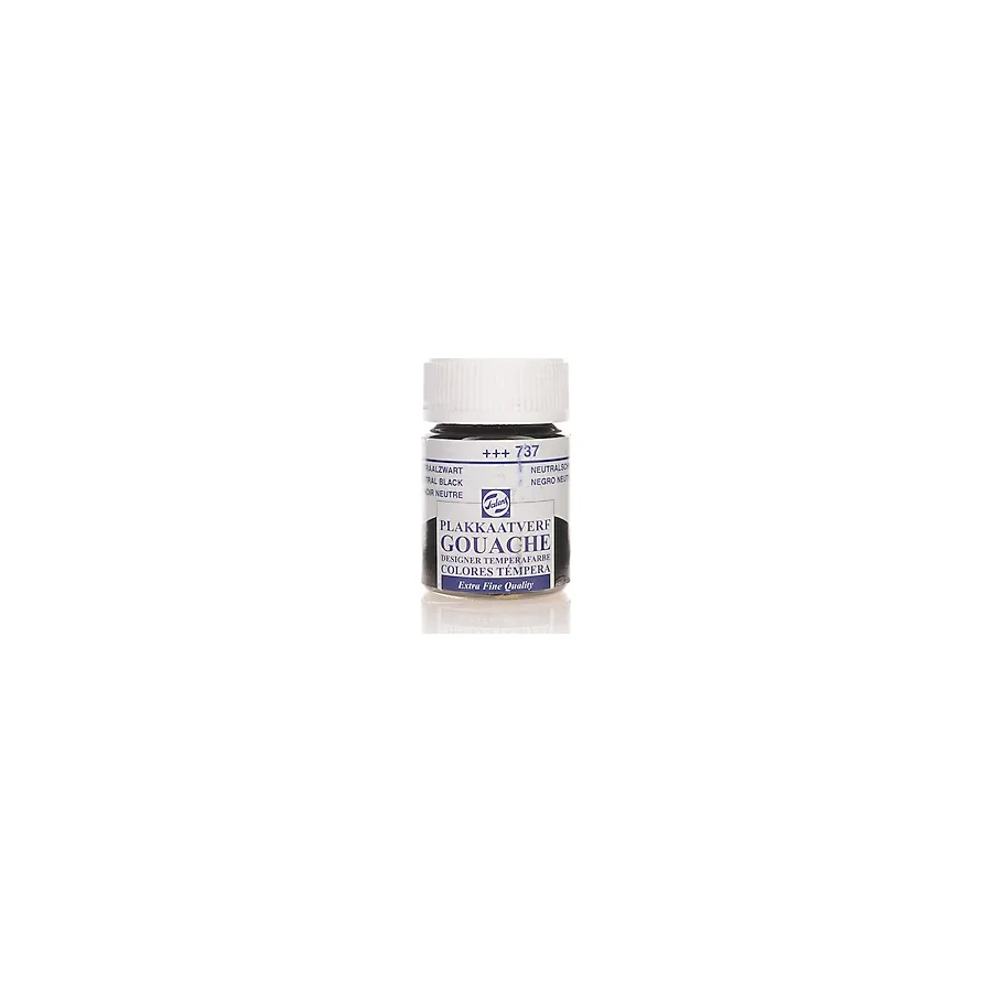 Talens 16 ml Guaj Boya 737 Naturel Black