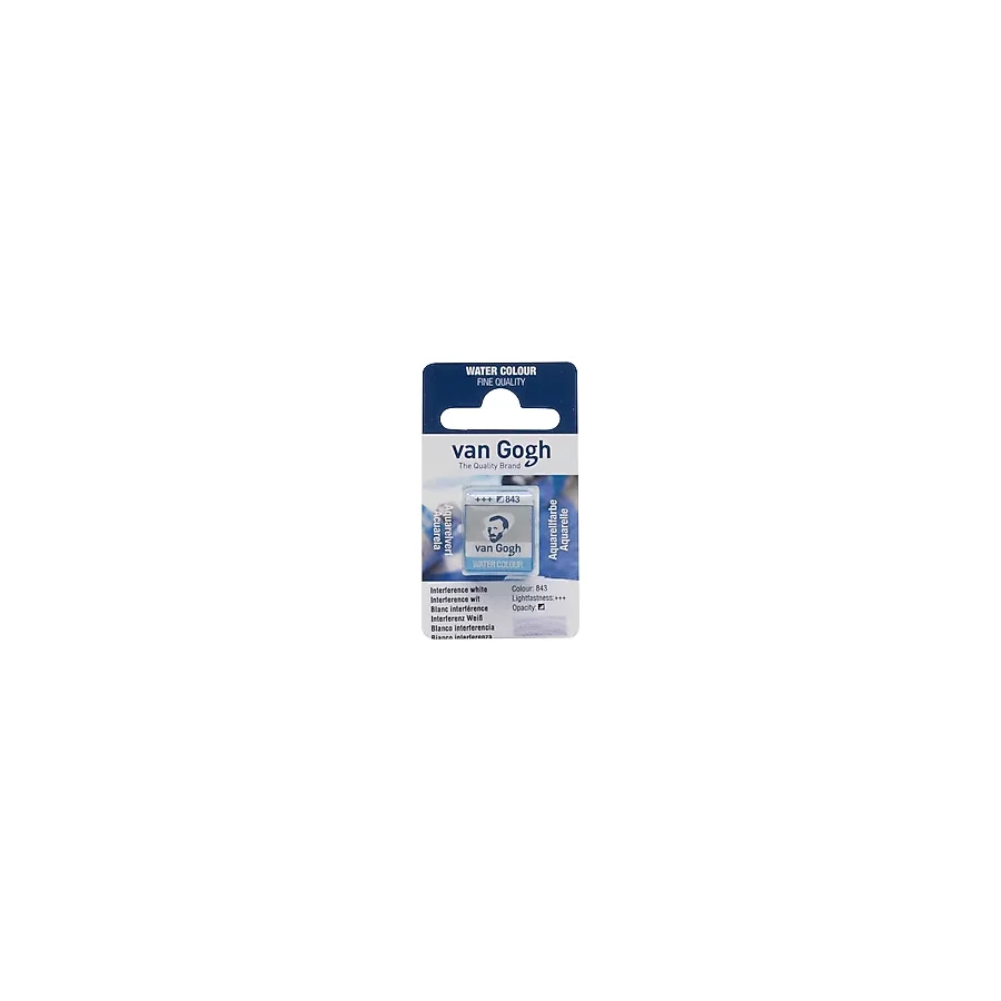Talens Van Gogh 843 Interference White 1/2 Tablet Sulu Boya