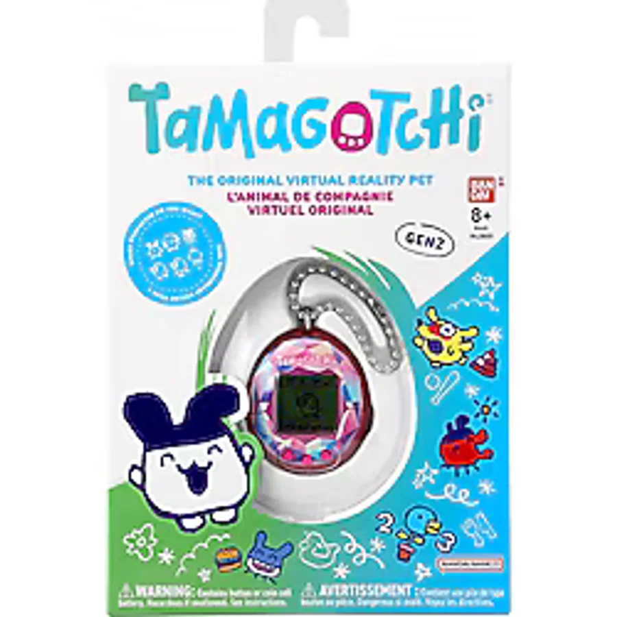 Tamagotchi Orijinal Sanal Bebek Pembe Mücevher Deseni