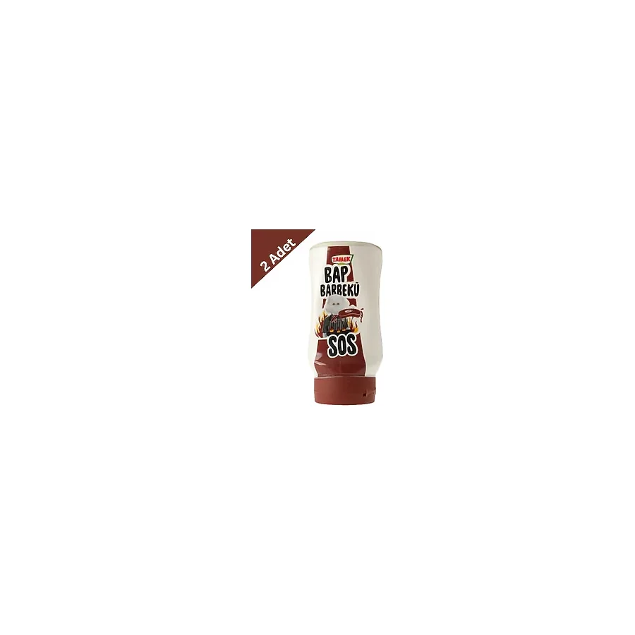 Tamek Bap Barbekü Sos 250 G x 2 Adet - Isli ve Aromatik Barbekü Sosu - 1 Adet