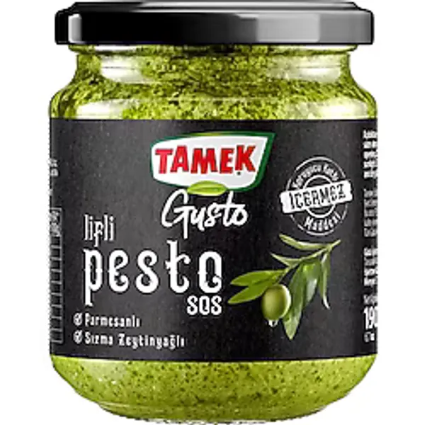Tamek Lifli Pesto Sos 190 G - 7 Adet