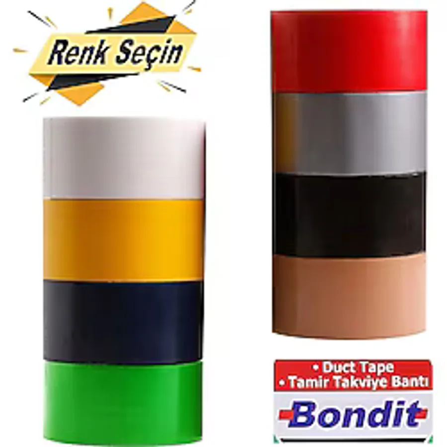 Tamir Bandı 48 mm x 10 Mt Duct Tape Takviye Bant (RENK SEÇİN)