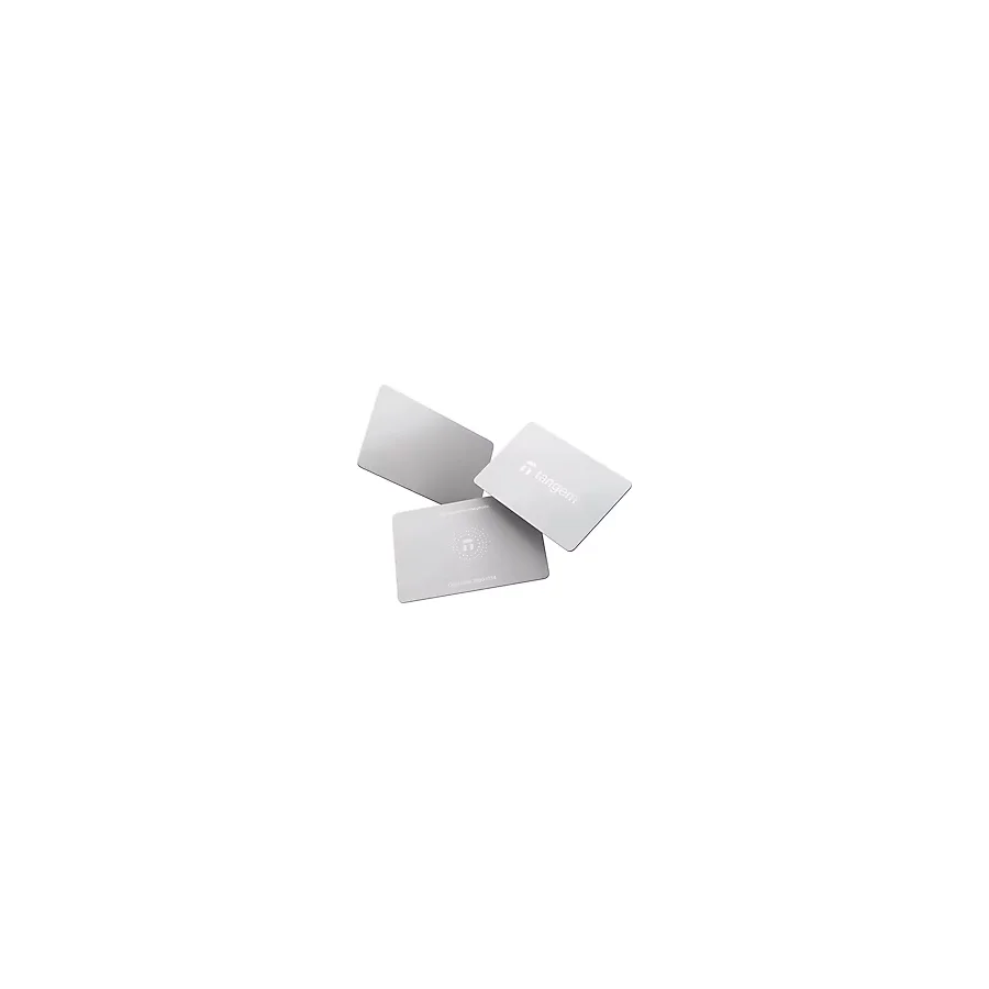 Tangem Wallet Beyaz Stealth Edition Kripto Para Cüzdanı (Nfc-Soğuk Cüzdan)(3'lü Paket) - White