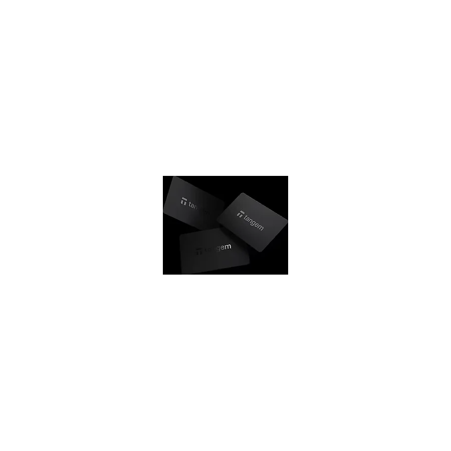 Tangem Wallet Kripto Para Cüzdanı Classic Black (Nfc-Soğuk Cüzdan) 3'lü Paket