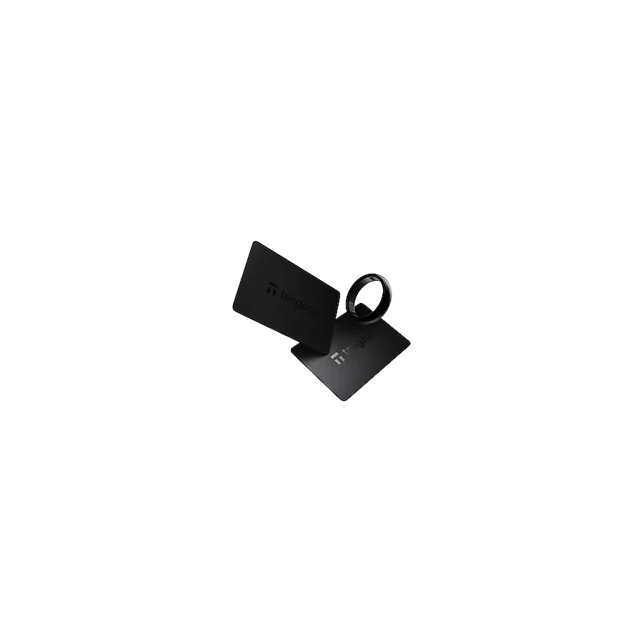 Tangem Wallet Ring Kripto Para Cüzdanı (Nfc-Soğuk Cüzdan)(1 Ring + 2 Cards) - 12 (Ring ölçüsü)