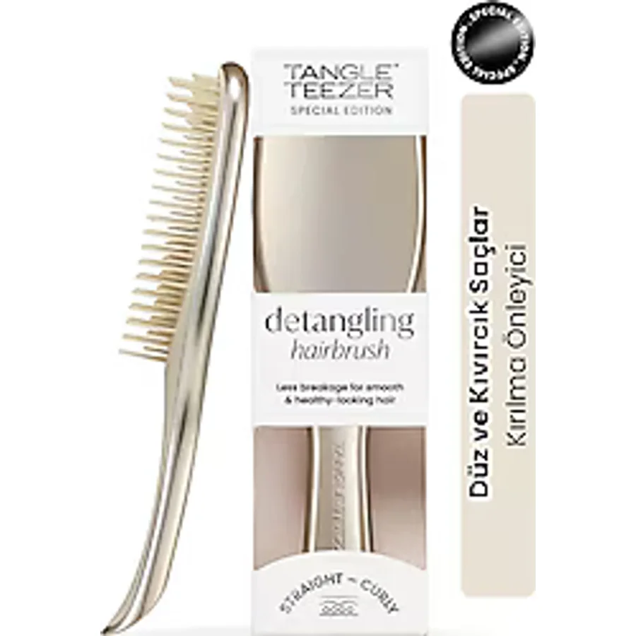 Tangle Teezer The Ultimate Detangler Chrome Champagne Gold Saç Fırçası