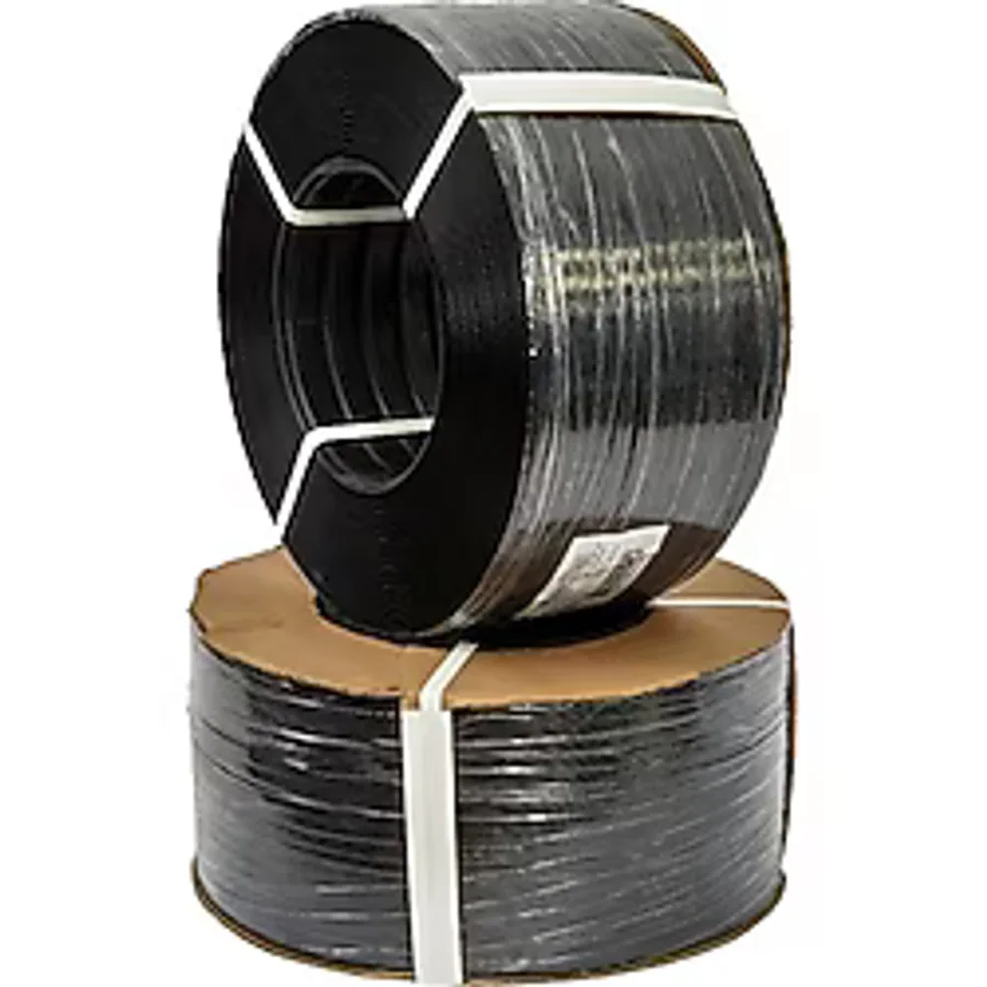 Tanpet Siyah Otomatik Makine Çemberi 12 MM 3000 Metre