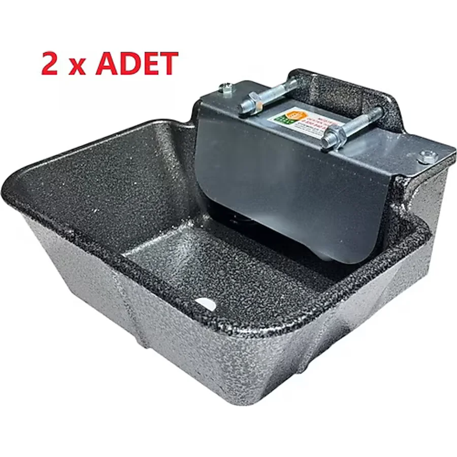 TarımGaraj Otomatik Şamandıralı 4.5 Litre Kırılmaz Döküm Hayvan Suluğu-2 Adet