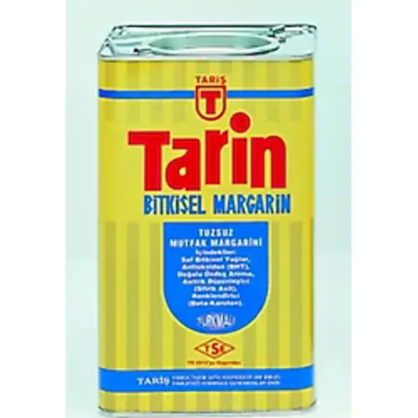 Tarin Tuzsuz Bitkisel Margarin Teneke 16380 G