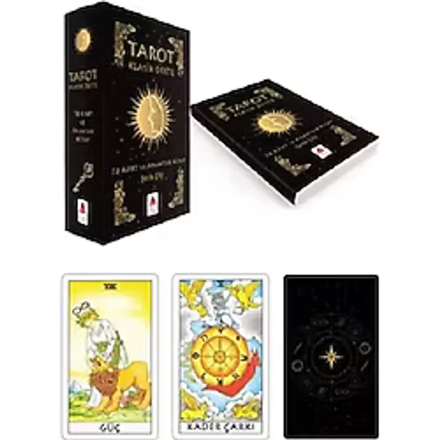 Tarot Klasik Deste, 78 Kart ve Anahtar Kitap