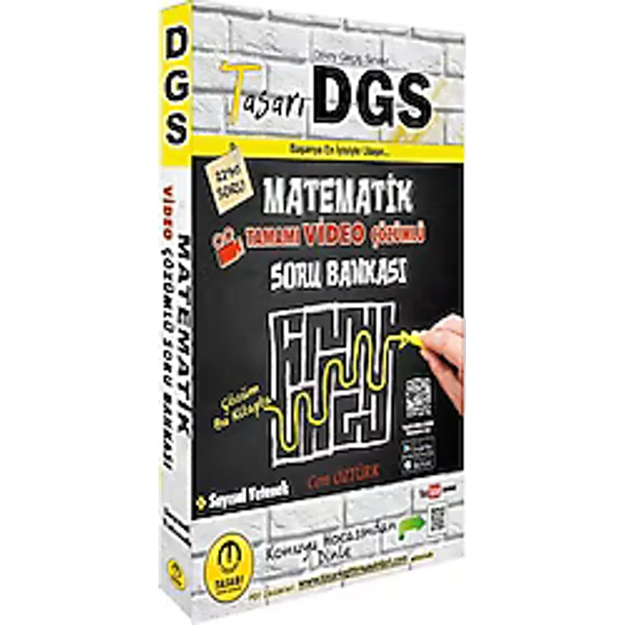 Tasarı Yayınları DGS Matematik Video Çözümlü Soru Bankası