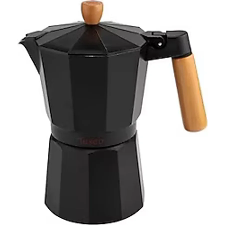 Taşev Garen Siyah 9 Fincan Moka Pot