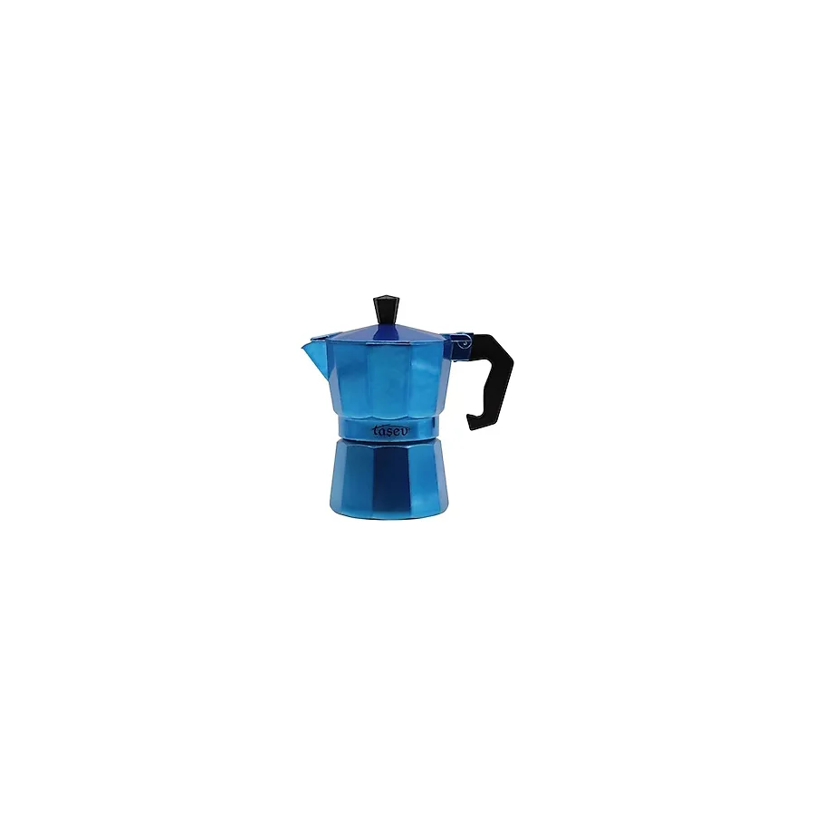 Taşev Piccolo 3 Fincan Mavi Moka Pot