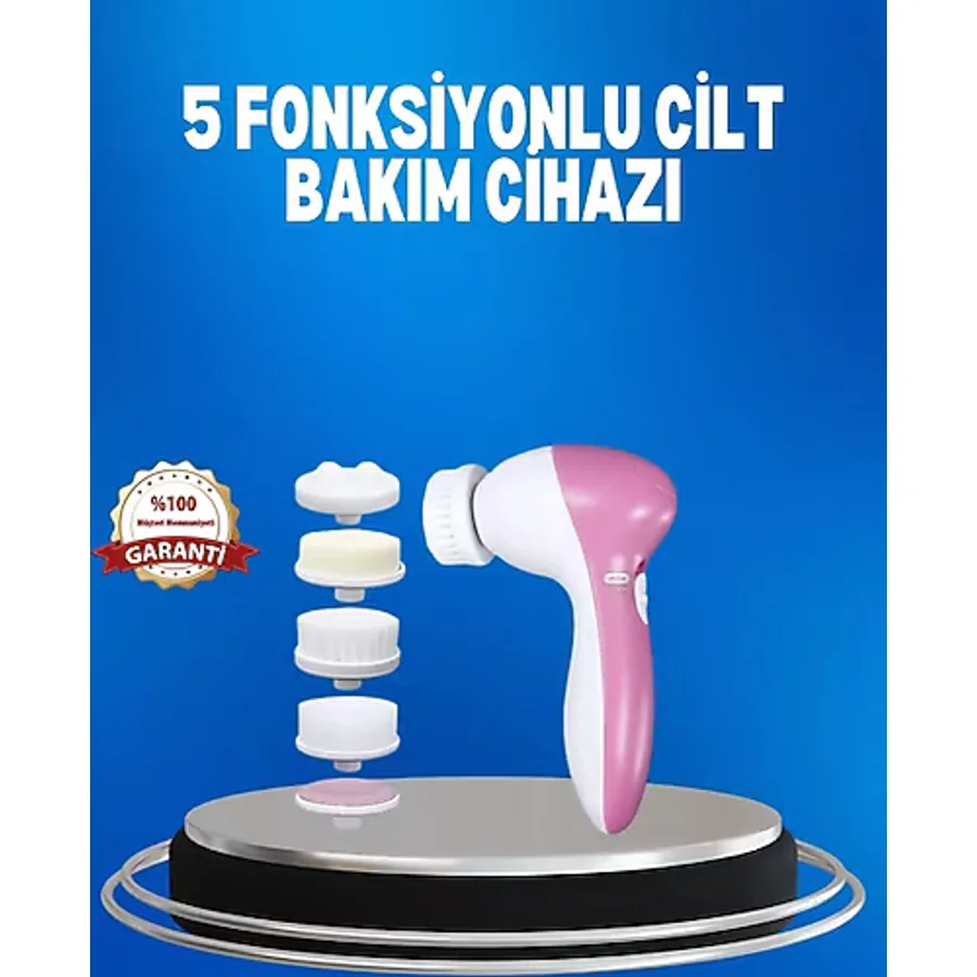 Taşınabilir 5 In 1 Elektrikli Cilt Temizleyici