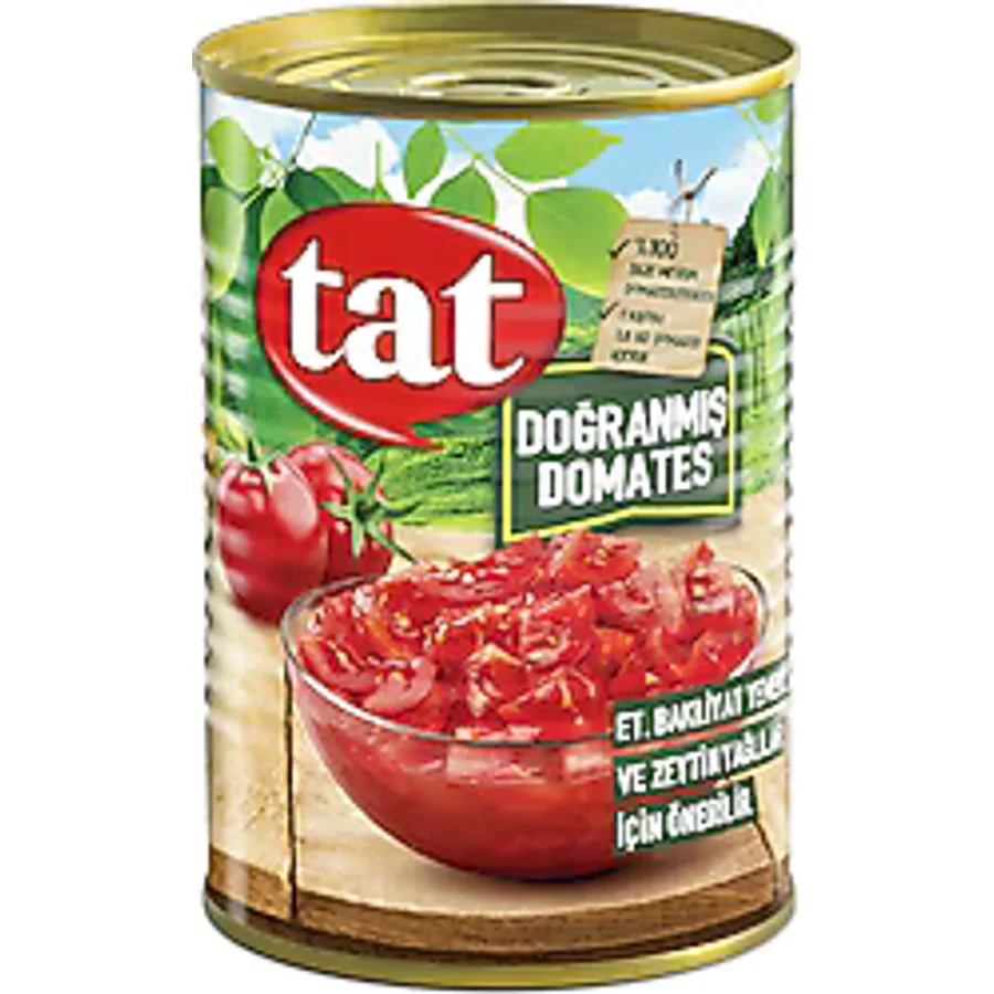Tat Doğranmış Domates Teneke 400 gr