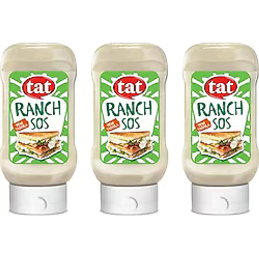 Tat Ranch Sos, Sandviç Sosu, 220 Gram, 3'lü Paket