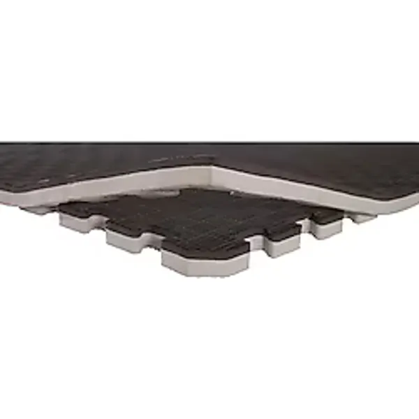 tatami minderi 100x100 26mm kalınlık (gri-siyah)