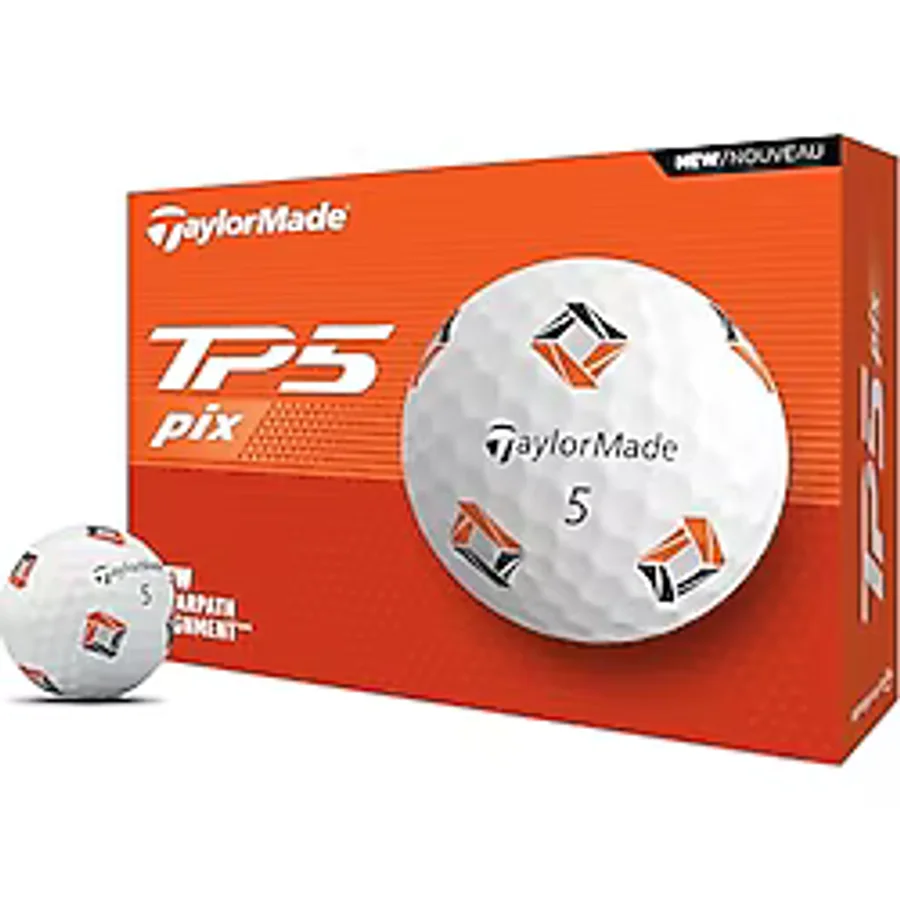 TaylorMade Golf 2024 TP5 PIX Golf Topları BİR Düzine