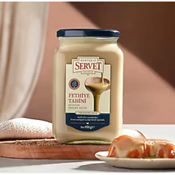 Taze Üretilmiş Tek Kavrulmuş Servet Tahini 950g - Yerli Susam - 950 gr