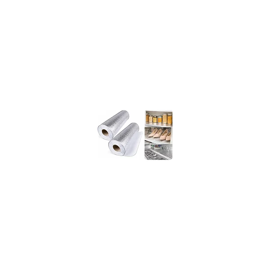 TBY Shop 3 Metre Çok Amaçlı Örtü Raf Örtüsü Dolap Örtüsü Çekmece Örtüsü Metalize Örtü Büyük Boy 45X300 cm