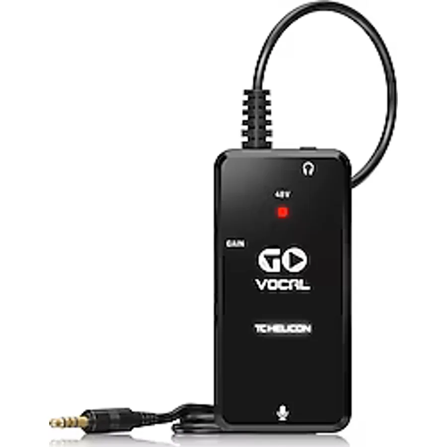 TC Helicon Go Vocal Mobil Cihazlar için Mikrofon Preamp