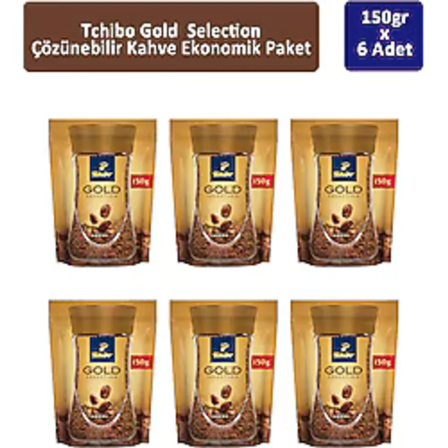 Tchibo Gold Selection Granül Kahve 150 gr 6'lı