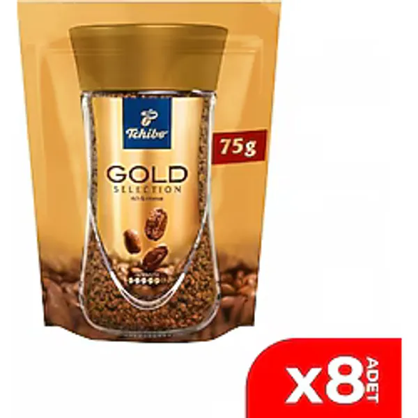 Tchibo Gold Selection Granül Kahve 75 gr 8'li