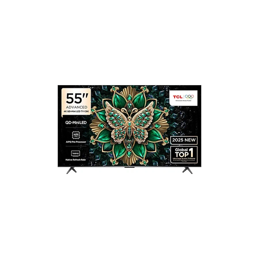 TCL 55C6K Premium 4K Ultra HD 55" 140 Ekran Uydu Alıcılı Google Smart Mini LED TV