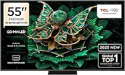 TCL 55C7K Premium 4K Ultra HD 55" 140 Ekran Uydu Alıcılı Google Smart Mini LED TV