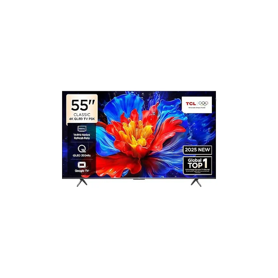TCL 55P8K 4K Ultra HD 55" 140 Ekran Uydu Alıcılı Google Smart QLED TV