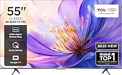 TCL 55T8C 4K Ultra HD 55" 140 Ekran Uydu Alıcılı Google Smart QLED TV