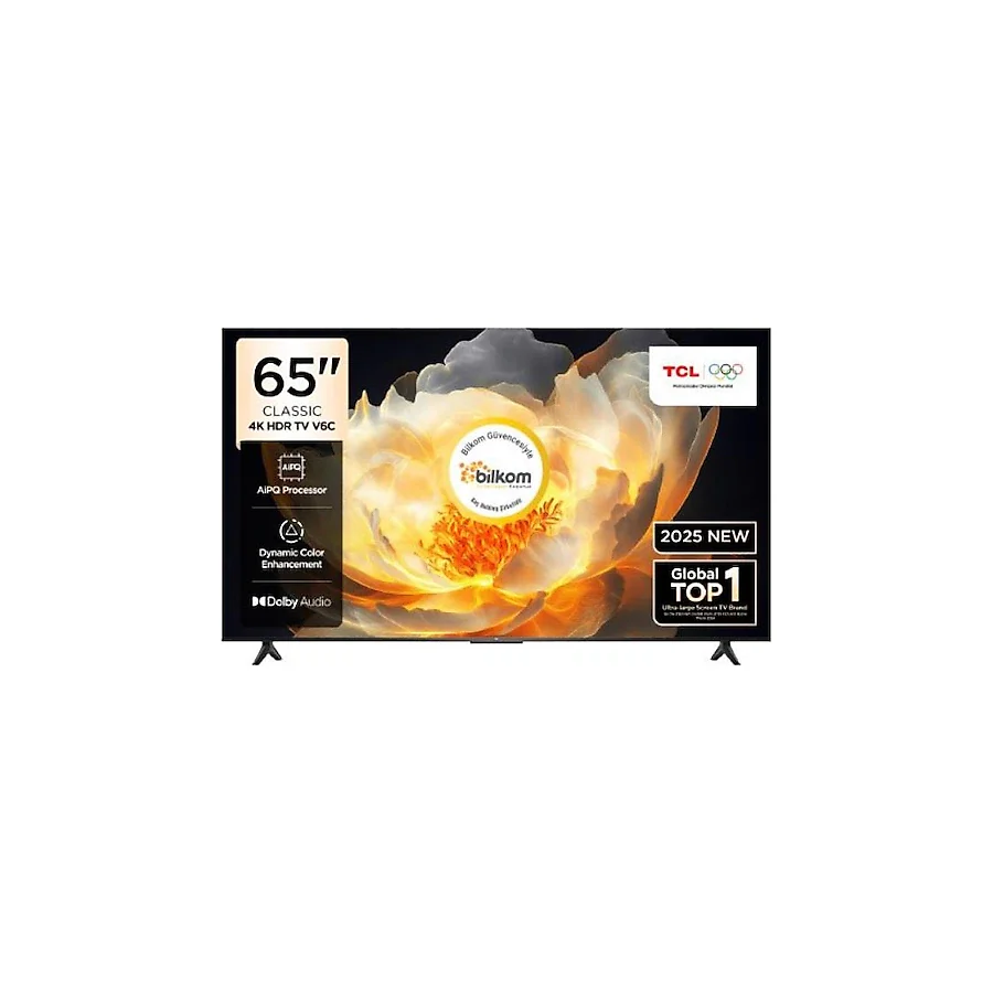 TCL 65V6C 4K Ultra HD 65" 165 Ekran Uydu Alıcılı Google Smart LED TV