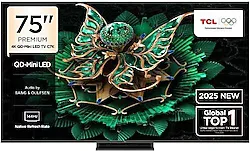 TCL 75C7K Premium 4K Ultra HD 75" 190 Ekran Uydu Alıcılı Google Smart Mini LED TV