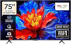 TCL 75P8K 4K Ultra HD 75" 190 Ekran Uydu Alıcılı Google Smart QLED TV
